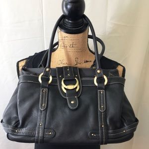 Apt. 9 Purse Black With Gold Accents